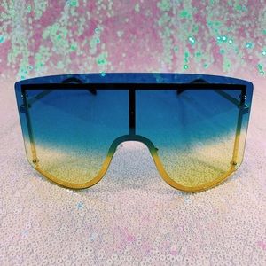 Rimless Gradient Sunglasses